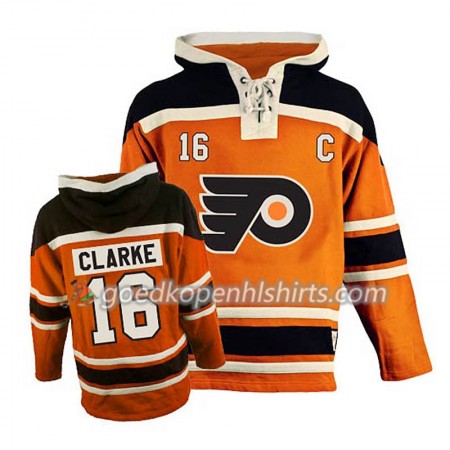 Philadelphia Flyers Bobby Clarke 16 Oranje Hoodie Sawyer - Mannen
